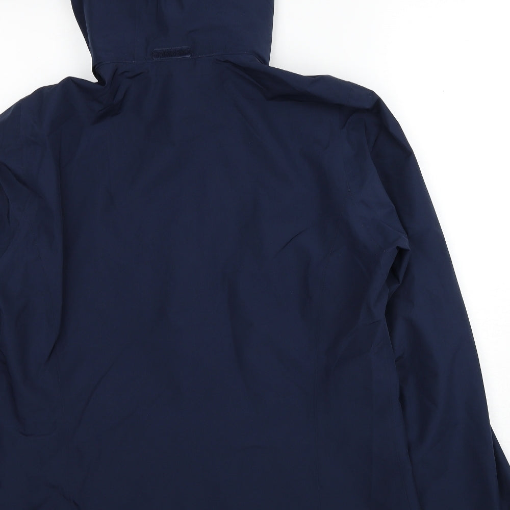 Jack Wolfskin Womens Blue Jacket Size 18 Zip