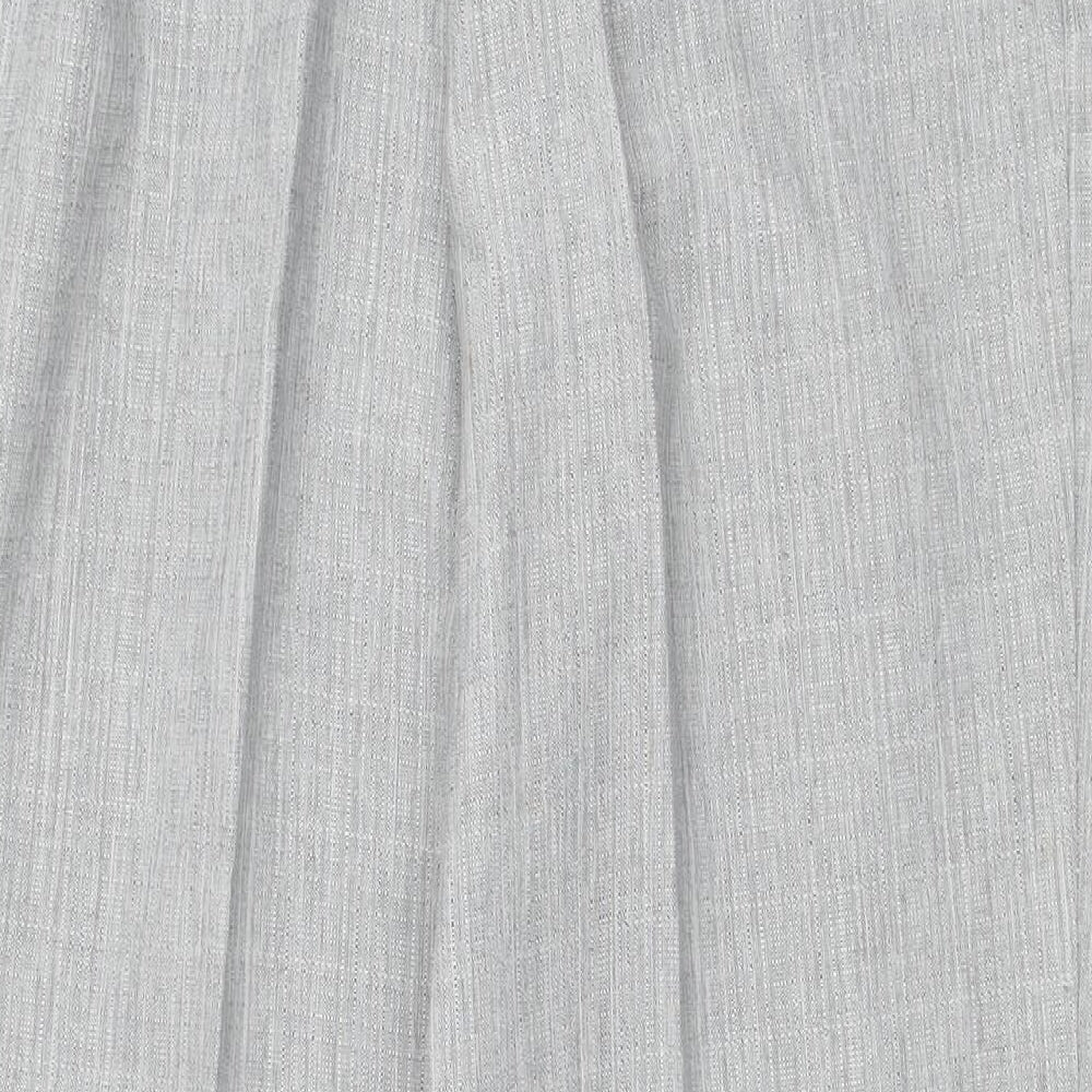 Marks and Spencer Womens Grey Polyester Trousers Size 14 Regular