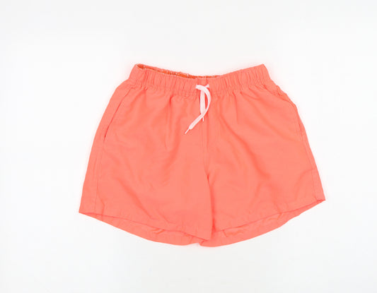 Chet Style Boys Pink Polyester Sweat Shorts Size M Regular Drawstring - Swim Shorts