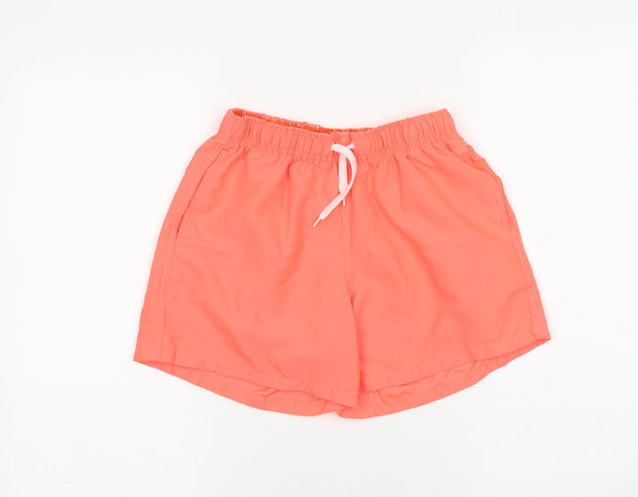 Chet Style Boys Pink Polyester Sweat Shorts Size M Regular Drawstring - Swim Shorts