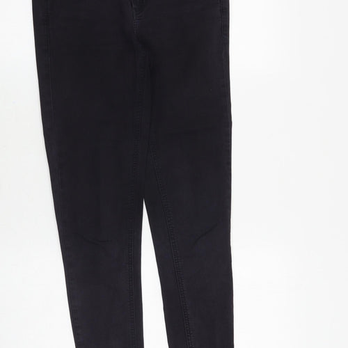 Only Jeans Womens Black Cotton Skinny Jeans Size 28 in Slim Zip