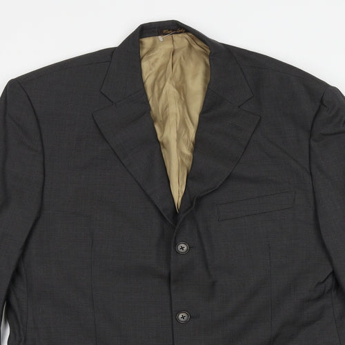 Marks and Spencer Mens Grey Wool Jacket Suit Jacket Size 44 Regular