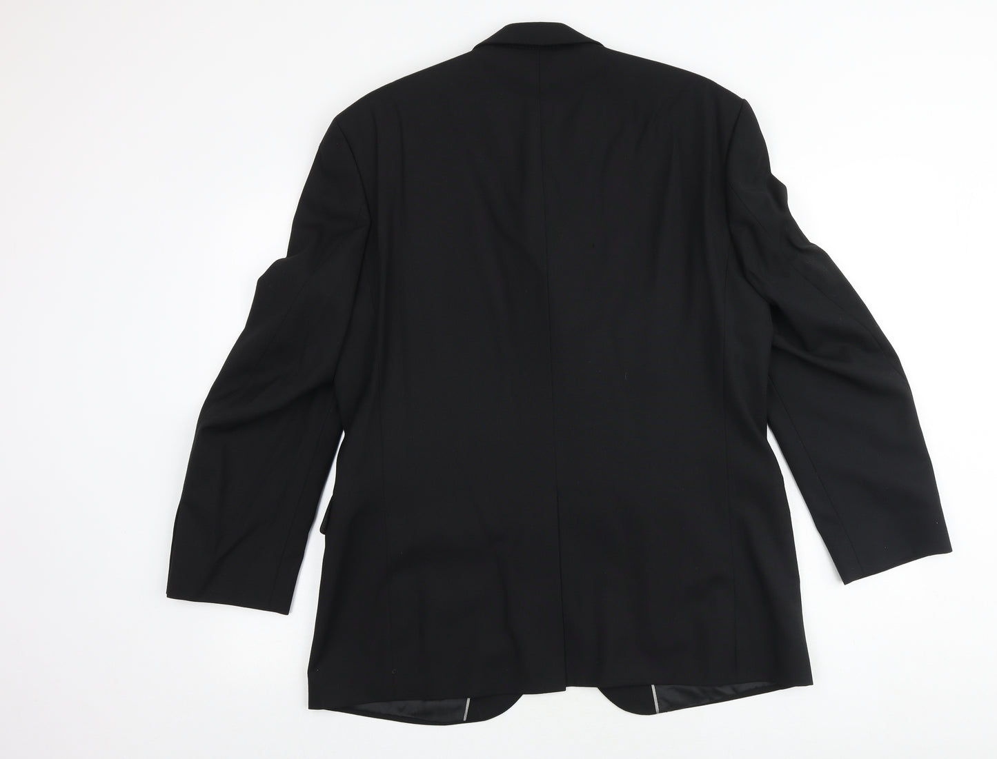 Burton Mens Black Wool Jacket Suit Jacket Size 40 Regular