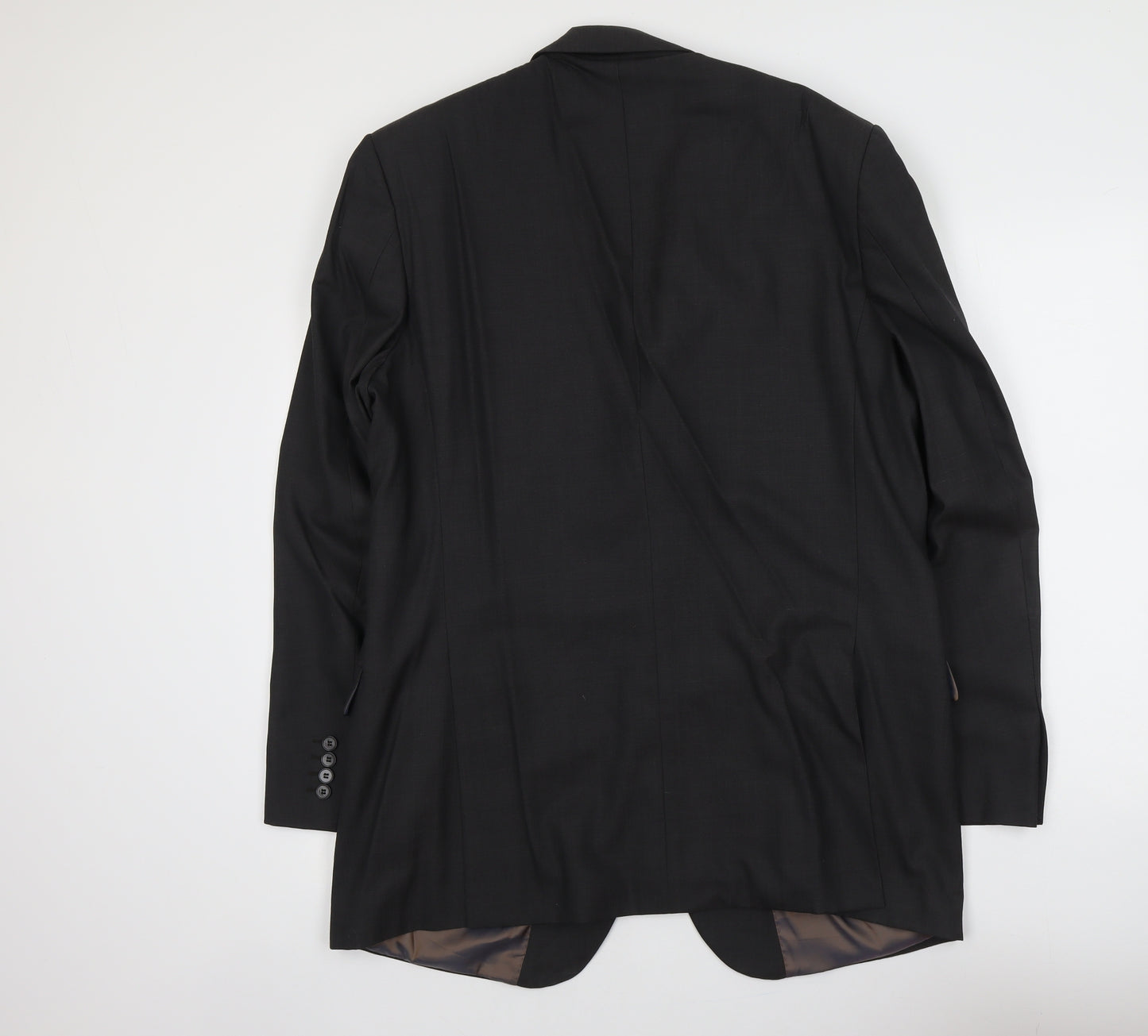Marks and Spencer Mens Grey Wool Jacket Suit Jacket Size L Regular