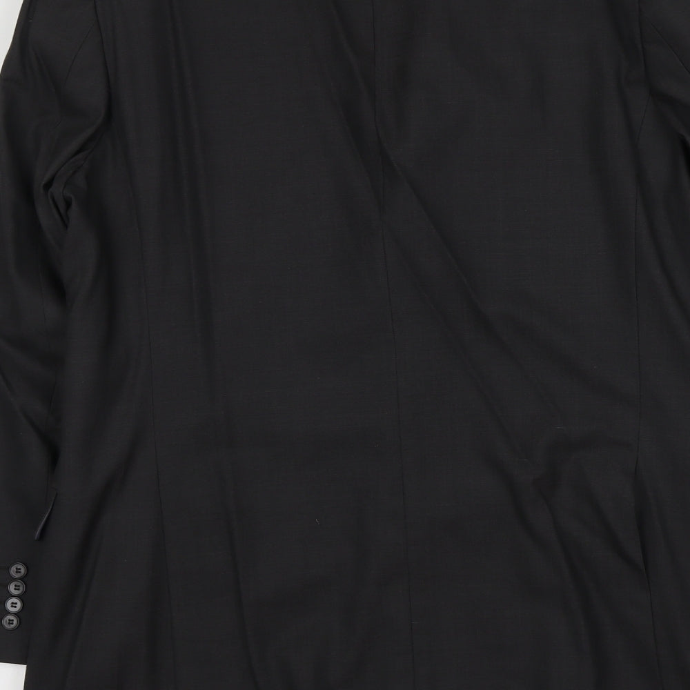 Marks and Spencer Mens Grey Wool Jacket Suit Jacket Size L Regular