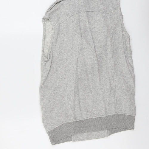 Gap Womens Grey Gilet Jacket Size XS Button