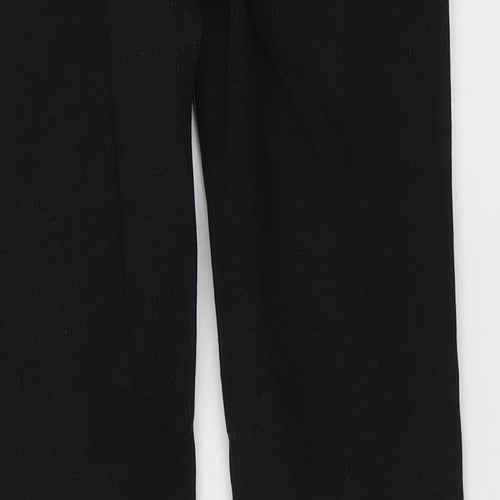 Denim & Co. Womens Black Cotton Skinny Jeans Size 10 L28 in Regular Button