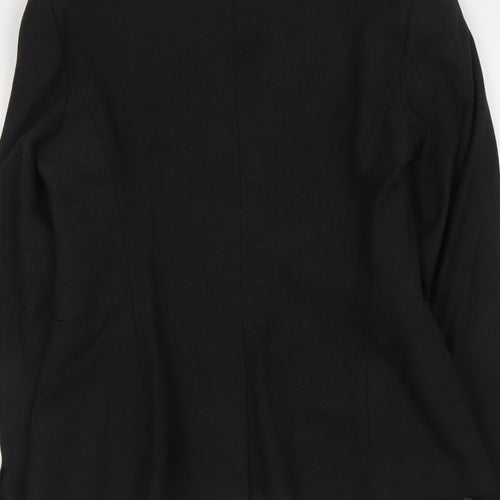 United Colors of Benetton Womens Grey Polyester Jacket Suit Jacket Size 14
