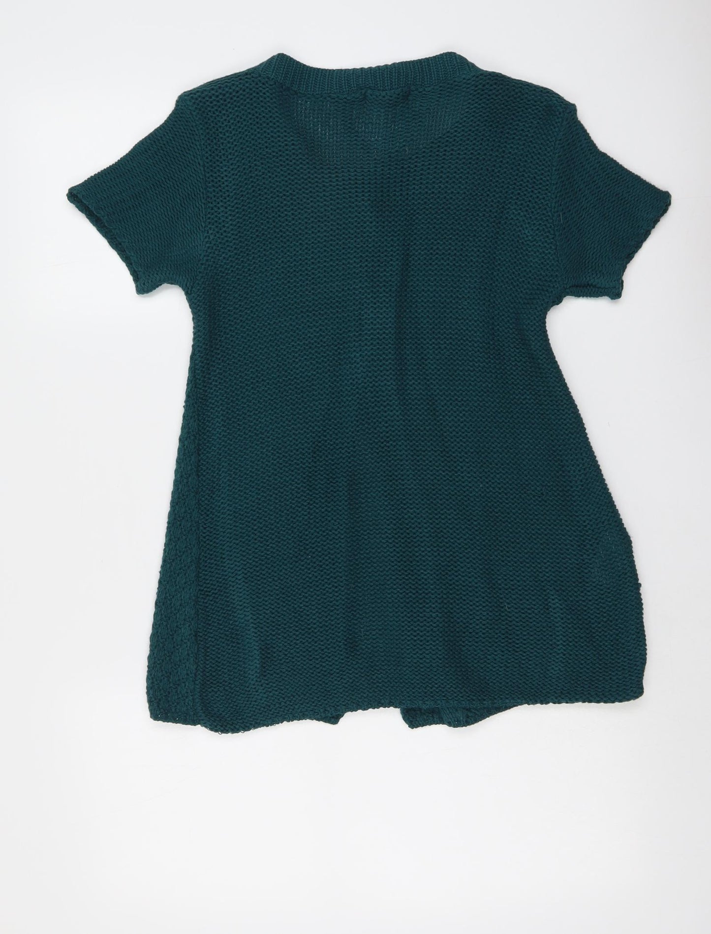 Atmosphere Womens Green Round Neck Acrylic Cardigan Jumper Size 8