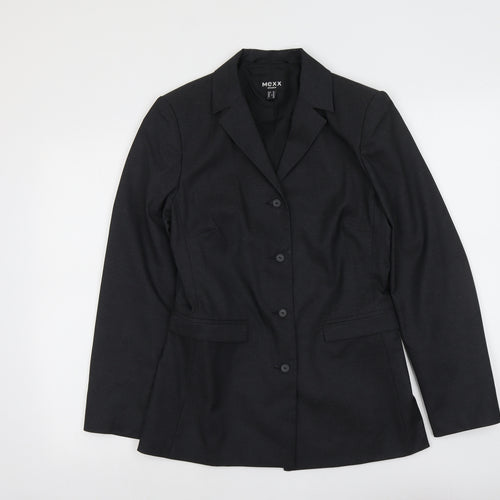 Mexx Womens Grey Polyester Jacket Suit Jacket Size 10