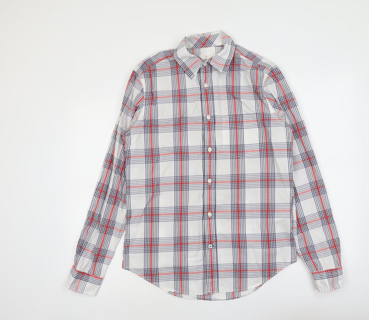 Gap Mens Multicoloured Geometric Cotton Button-Up Size S Collared Button