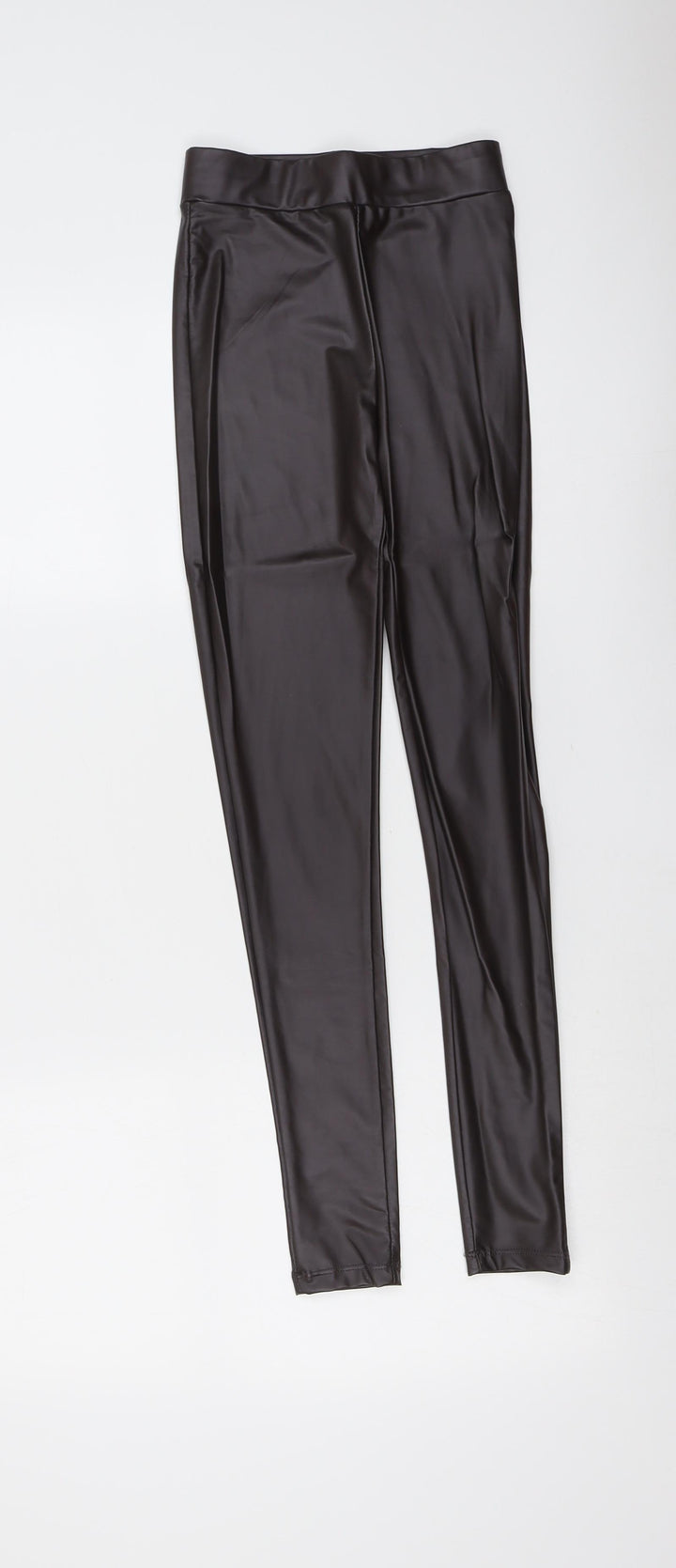 Pull&Bear Womens Brown Polyester Chino Leggings Size XS L26 in