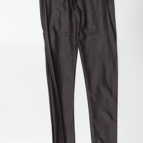 Pull&Bear Womens Brown Polyester Chino Leggings Size XS L26 in