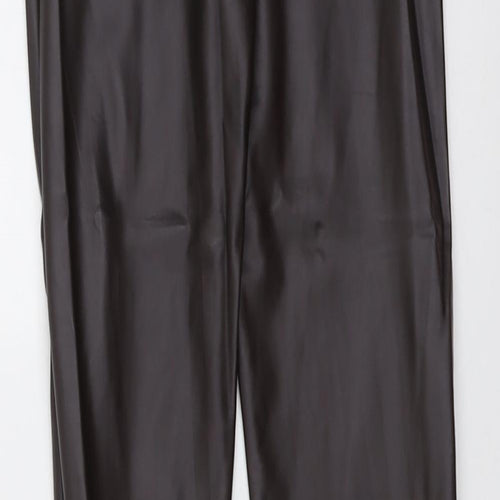 Pull&Bear Womens Brown Polyester Chino Leggings Size XS L26 in