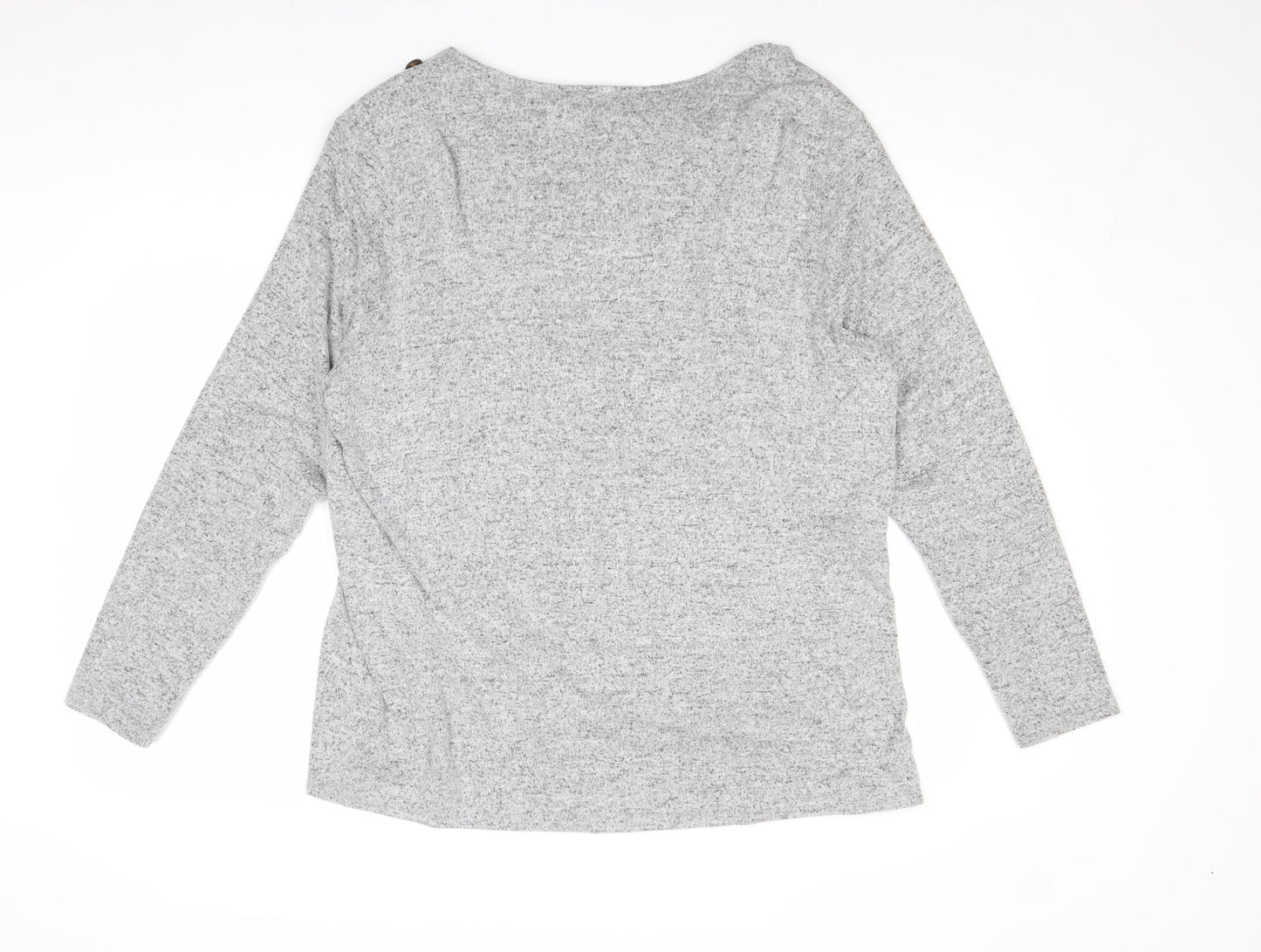 Faith & Joy Womens Gold Cowl Neck Viscose Pullover Jumper Size 2XL