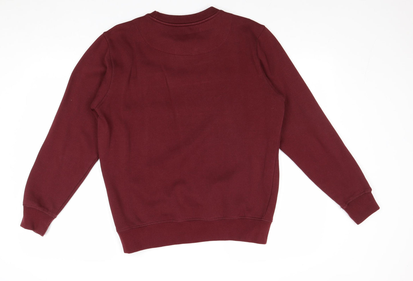 Voi Jeans Mens Red Cotton Pullover Sweatshirt Size S