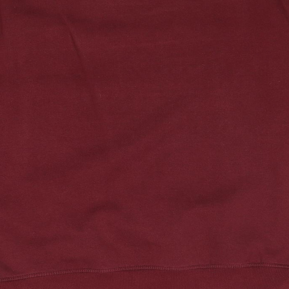 Voi Jeans Mens Red Cotton Pullover Sweatshirt Size S