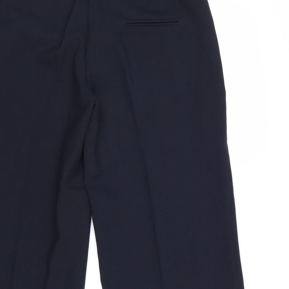 Atmosphere Womens Blue Polyester Trousers Size 12 Regular Zip