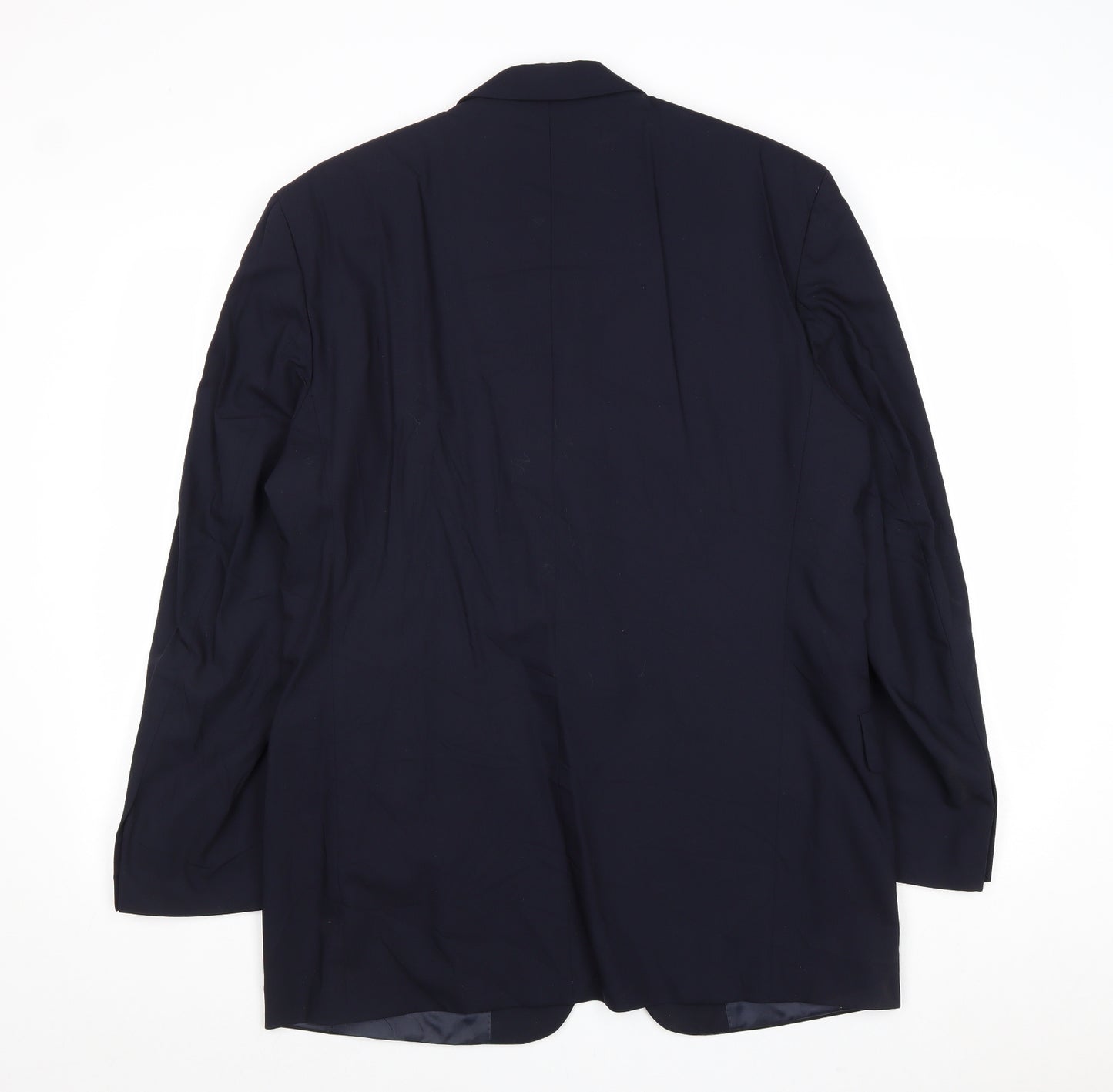 Woolmark Mens Blue Wool Jacket Suit Jacket Size 40 Regular