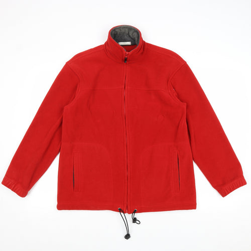 Marks and Spencer Womens Red Jacket Size 8 Zip