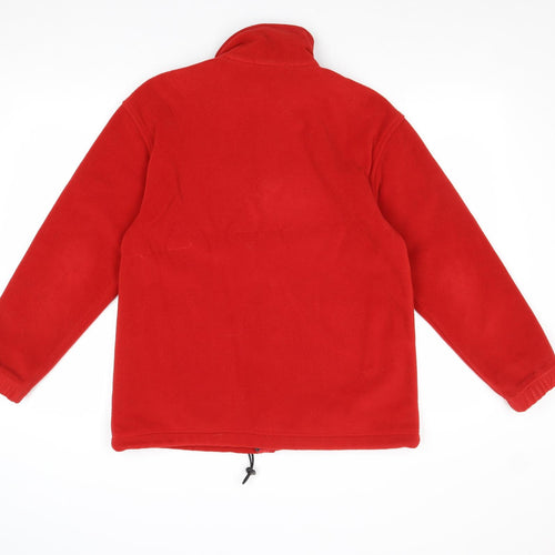 Marks and Spencer Womens Red Jacket Size 8 Zip