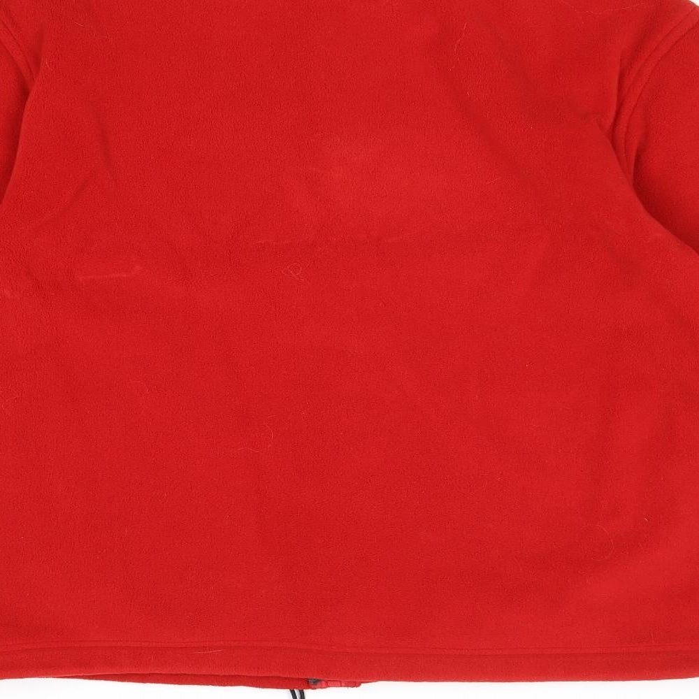 Marks and Spencer Womens Red Jacket Size 8 Zip