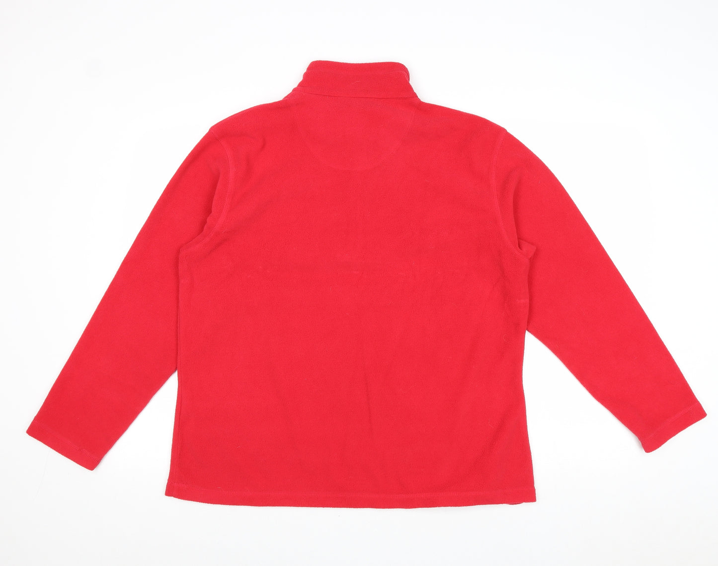 Regatta Womens Pink Polyester Pullover Sweatshirt Size 18 Zip