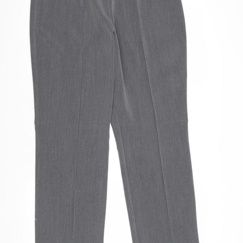 Vida Vi Womens Grey Polyester Trousers Size 14 Regular
