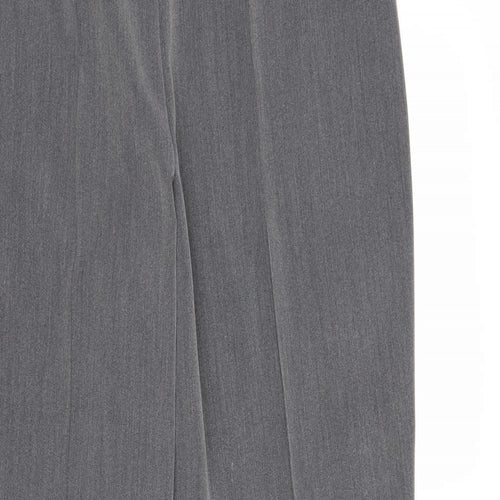 Vida Vi Womens Grey Polyester Trousers Size 14 Regular