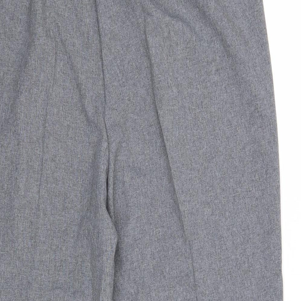 Bonmarche Womens Grey Polyester Trousers Size 20 Regular