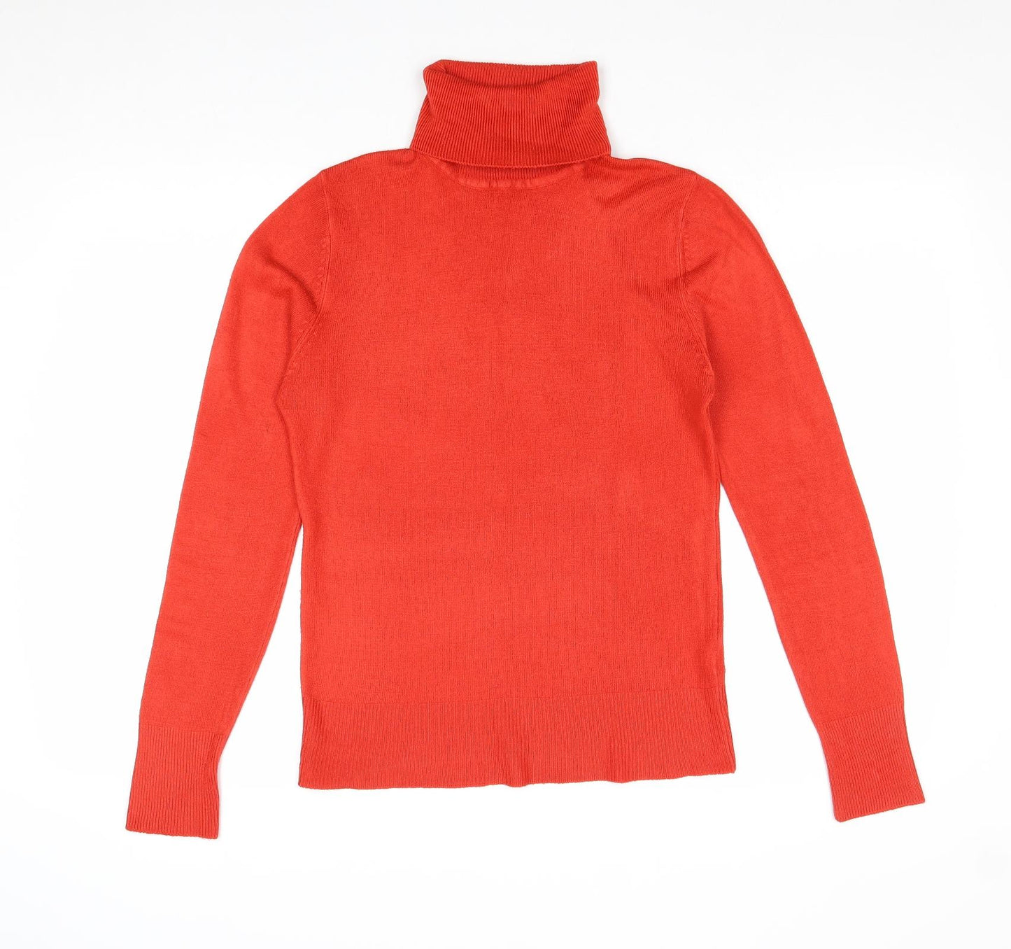 Atmosphere Womens Red Roll Neck Acrylic Pullover Jumper Size 12