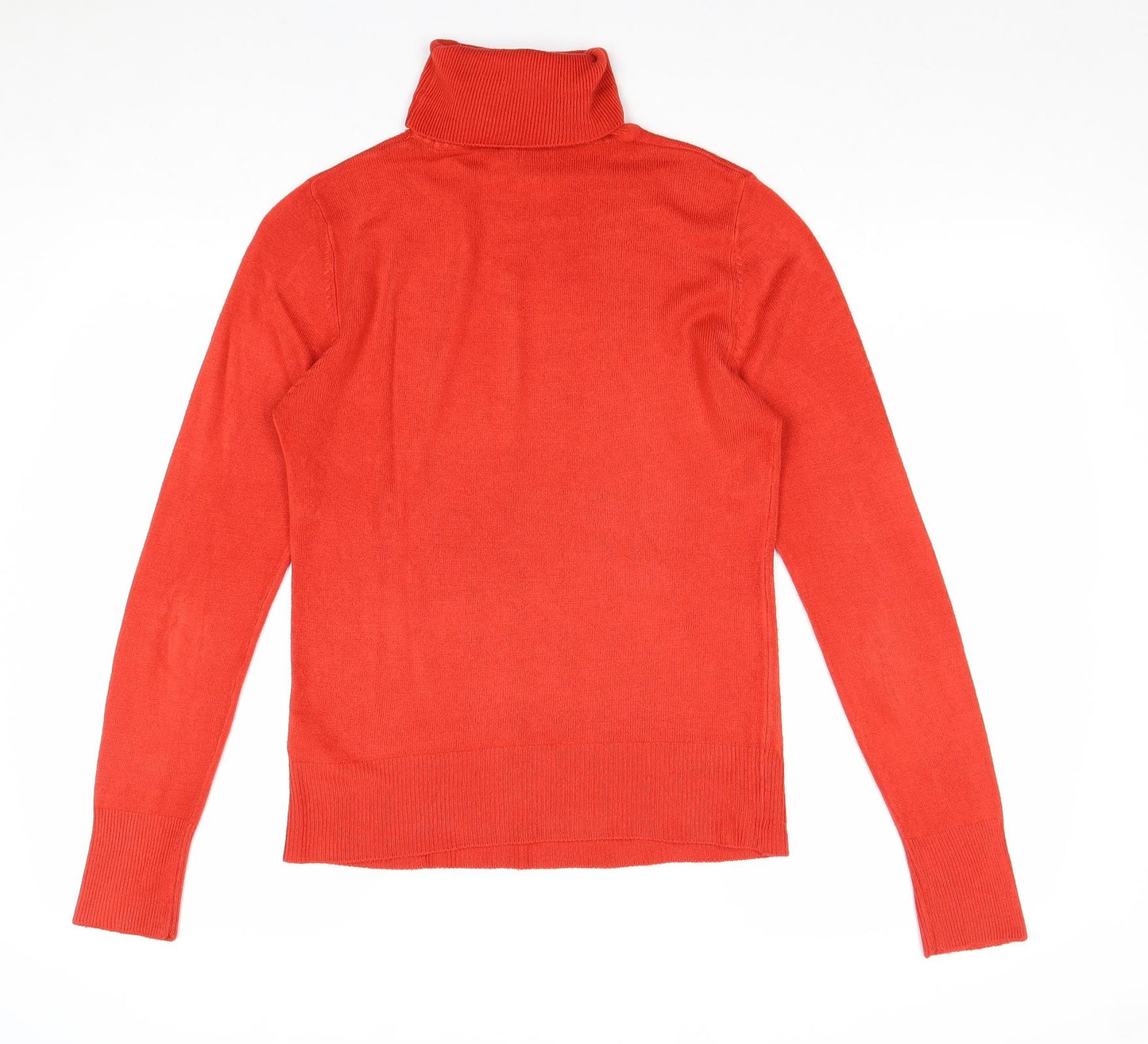 Atmosphere Womens Red Roll Neck Acrylic Pullover Jumper Size 12