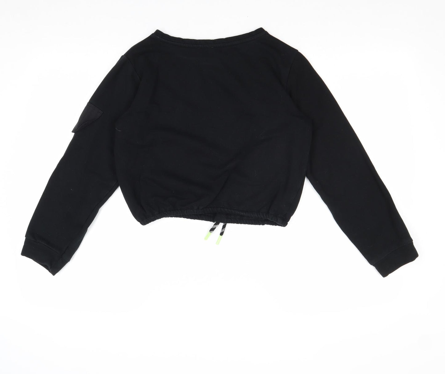 Primark Girls Black Polyester Pullover Sweatshirt Size 11-12 Years Pullover