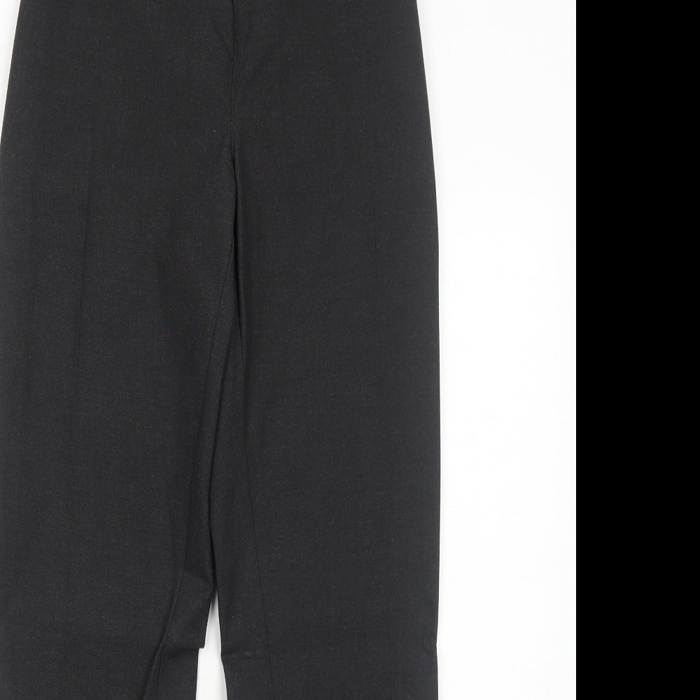 Marks and Spencer Boys Grey Viscose Cargo Trousers Size 15-16 Years Regular Zip