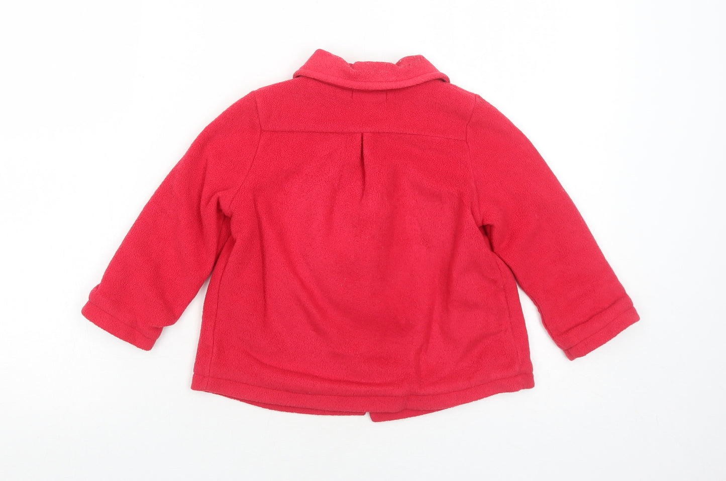 Blue Zoo Girls Red Jacket Size 3-4 Years Button