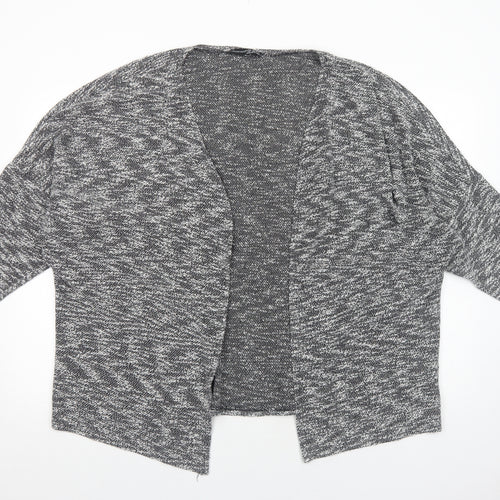 Atmosphere Womens Grey V-Neck Cotton Cardigan Jumper Size M