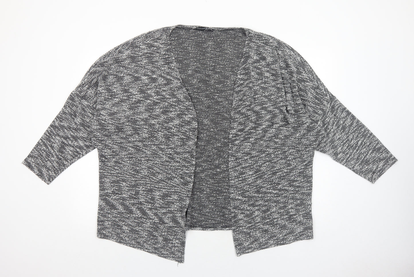 Atmosphere Womens Grey V-Neck Cotton Cardigan Jumper Size M
