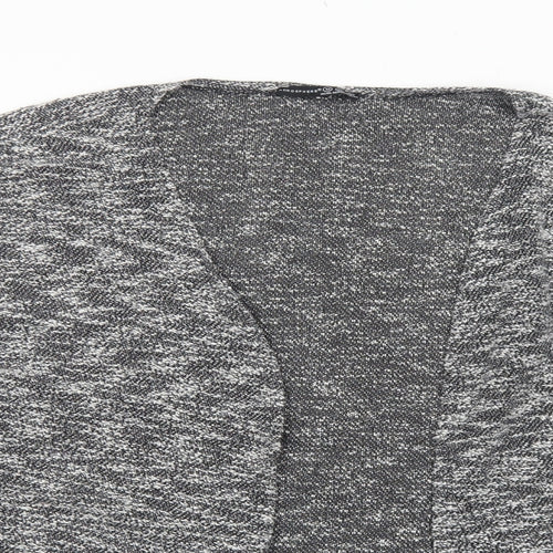Atmosphere Womens Grey V-Neck Cotton Cardigan Jumper Size M