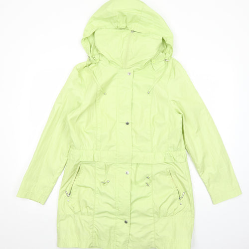 Bonmarché Womens Green Jacket Size 10 Zip