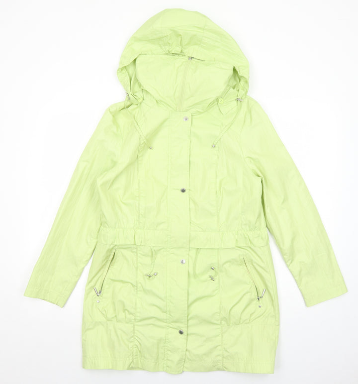 Bonmarché Womens Green Jacket Size 10 Zip