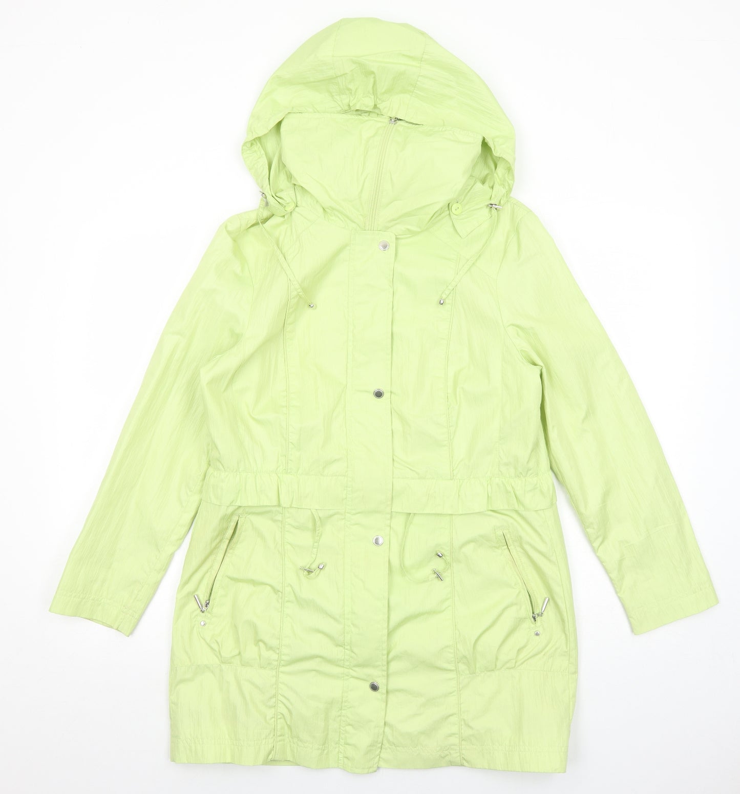 Bonmarché Womens Green Jacket Size 10 Zip