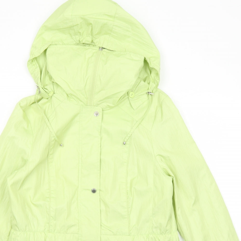 Bonmarché Womens Green Jacket Size 10 Zip