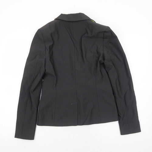 NEXT Womens Grey Polyester Jacket Suit Jacket Size 10