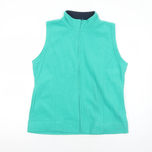 EWM Womens Green Gilet Jacket Size M Zip