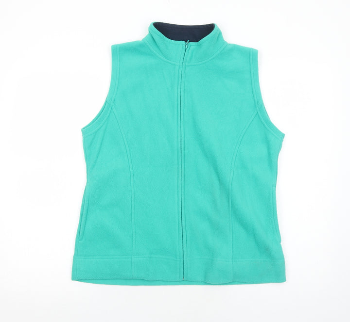 EWM Womens Green Gilet Jacket Size M Zip