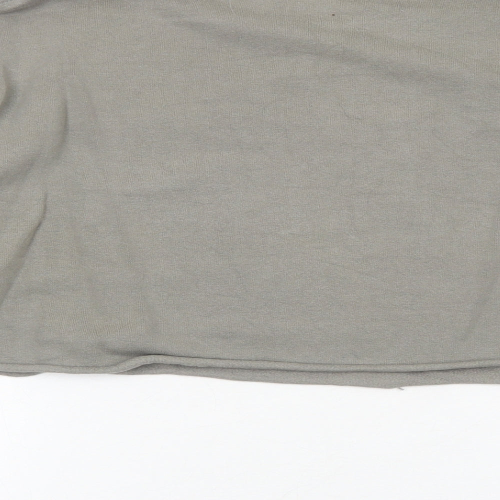 Kappa Womens Grey Cotton Pullover Sweatshirt Size L Pullover - Cropped