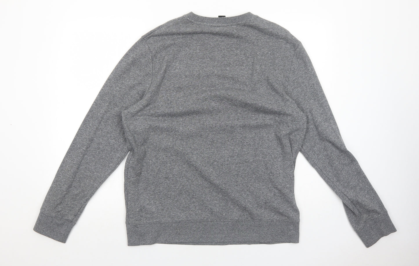 H&M Mens Grey Cotton Pullover Sweatshirt Size L - Connection