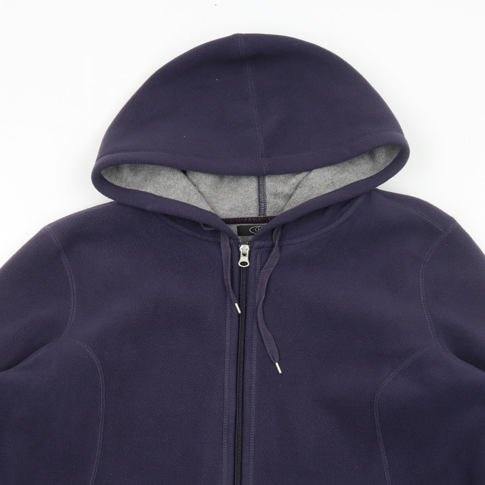 Bonmarché Womens Purple Jacket Size M Zip