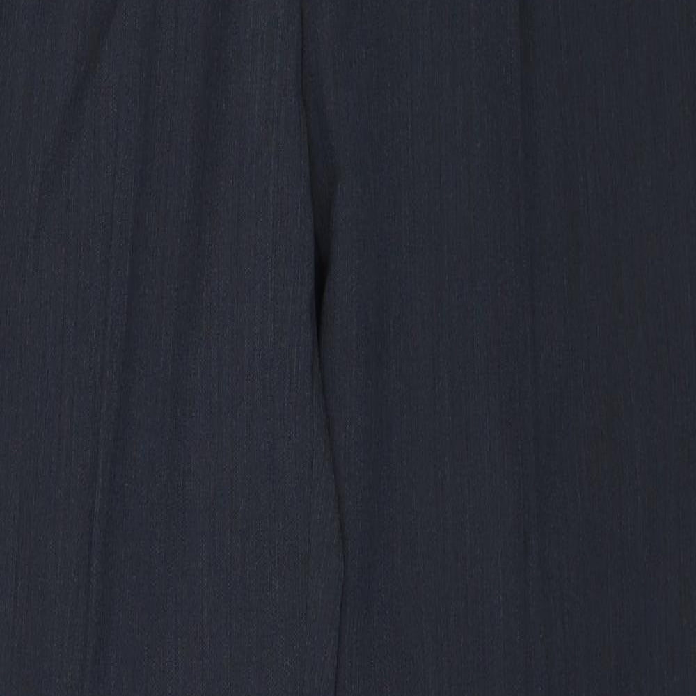 NEXT Mens Grey Wool Dress Pants Trousers Size 32 in Regular Zip
