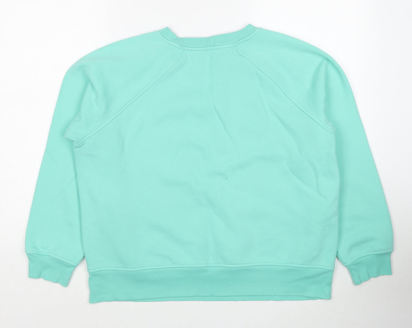 Marks and Spencer Womens Blue Polyester Pullover Sweatshirt Size 14 Pullover